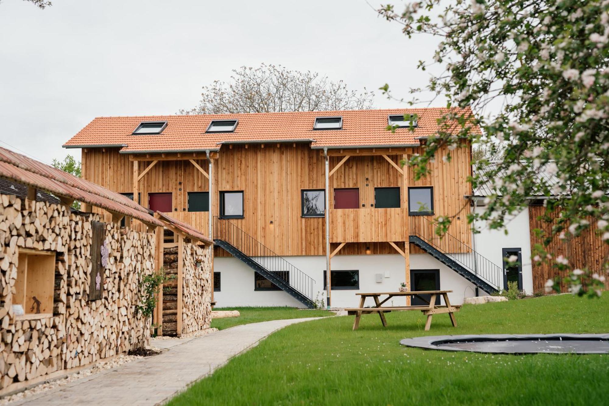 Ferienwohnung Raschbrunnenhof - Oekolandbau & Erholung Haunsheim Exterior foto